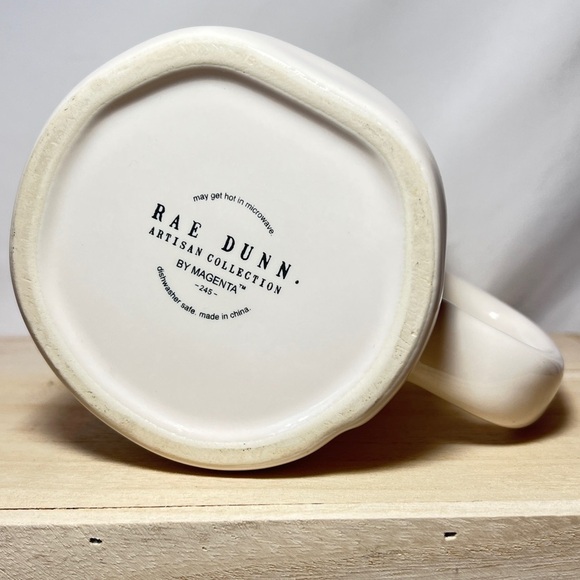 Rae Dunn Tea Time 🫖 Mug (white with yellow inside) - Picture 3 of 4